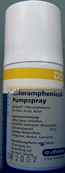 Chloramphenicol-Spray Chloramphenicol-Spray